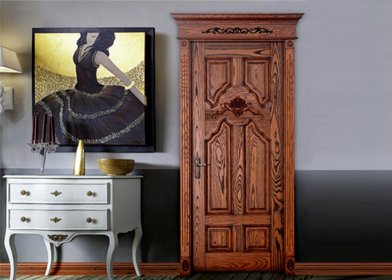 定制(zhì)原木(mù)門(mén)